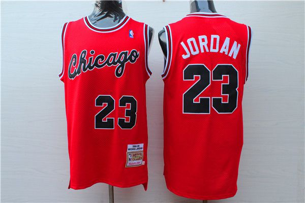 Men 2017 NBA Chicago Bulls 23 Jordan Red Nike jersey